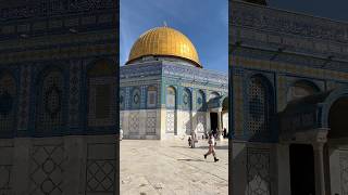 The Dome of the Rock on the Temple Mount Jerusalem Israel 2025 [upl. by Mikal900]