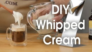 DIY whipped cream in 60 seconds [upl. by Davies615]