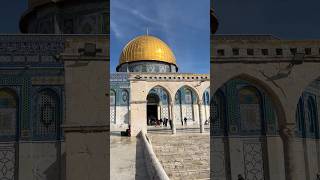 The Dome of the Rock on the Temple Mount Jerusalem Israel 2025 [upl. by Ailesor]