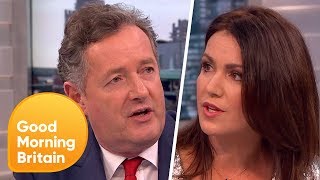 Piers Morgan and Susanna Reids Fiery Feminism Row  Good Morning Britain [upl. by Ayak821]