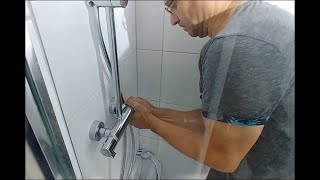 1 Mischarmatur Dusche Reinigen Entkalken abmontieren der Grohe Mischbatterie [upl. by Eladroc]