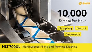 ANKO HLT700XL Multipurpose Filling amp Forming Machine anko dumpling samosa pierogi [upl. by Deehan]