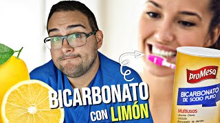 BLANQUEAR LOS DIENTES con BICARBONATO y LIMÓN👄 2019 ME EQUIVOQUE 🤘 [upl. by Eihtak]