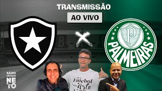 Botafogo x Palmeiras  AO VIVO  Campeonato Brasileiro 2023  Rádio Craque Neto [upl. by Mcconaghy]