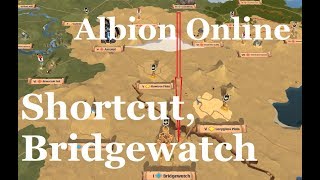 Albion Online  Caerleon to Bridgewatch fast almost safely [upl. by Nosyk]