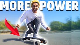 POWERFUL Electric Skateboard  Exway X1 Pro RIOT Review amp SPEED Test [upl. by Merill]