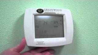 Changing Batteries On A Honeywell Vision Pro Thermostat [upl. by Jessen]