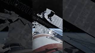 Shadayy l whats going on here  l 4k video l space station destruction l shortvideo spacestation [upl. by Ecyal]