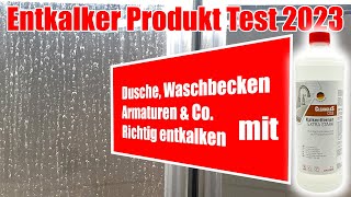 Kalk entfernen wie die Profis Dusche Waschbecken Armaturen Test CG3 Entkalker 2023 kalk entfernen [upl. by Eteragram728]