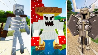 MINECRAFT TOP 10 MOB MODS  FORGE 1710 [upl. by Hagile535]