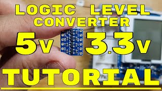 HOW TO USE LOGIC LEVEL SHIFTER ON ARDUINO TO CONVERT CIRCUITS AND SENSORS FROM 5V TO 33V CIRCUITS [upl. by Moody326]