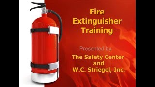 Fire Extinguisher Training [upl. by Julio]