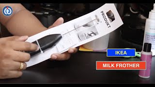 IKEA MILK FROTHER Review amp Battery Installation [upl. by Ynaitirb]