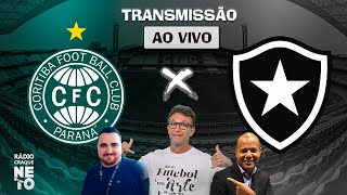 Coritiba x Botafogo  AO VIVO  Campeonato Brasileiro 2023  Rádio Craque Neto [upl. by Enialedam]