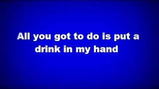 Eric Church  Drink in my hand lyrics [upl. by Constanta]