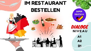 Im Restaurant bestellen  Dialoge A1 A2 B1 Deutsch lernen [upl. by Burton789]