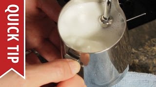 How to AutoFroth Milk for Lattes [upl. by Billen]