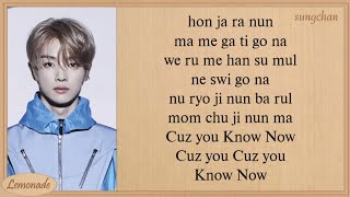 NCT U  Know Now Easy Lyrics [upl. by Ecienal]