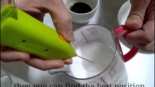 How To Make Latte Art with Mini Milk Frother [upl. by Lionello]