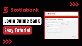 Scotiabank Online Banking Login [upl. by Llenram]