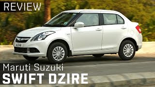 Maruti Suzuki Swift DZire  Video Review  ZigWheels [upl. by Christen]