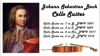 Johann Sebastian Bach  Cello suites in 432 Hz great for reading or studying [upl. by Eiramllij]