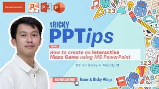 PPTips 2  How to create an Interactive Maze Game using MS PowerPoint [upl. by Thor]