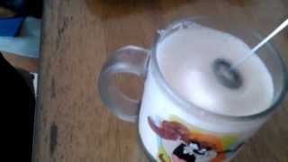 Aerolatte Review Frothing Cold Milk In Under 1 Minute [upl. by Seton]